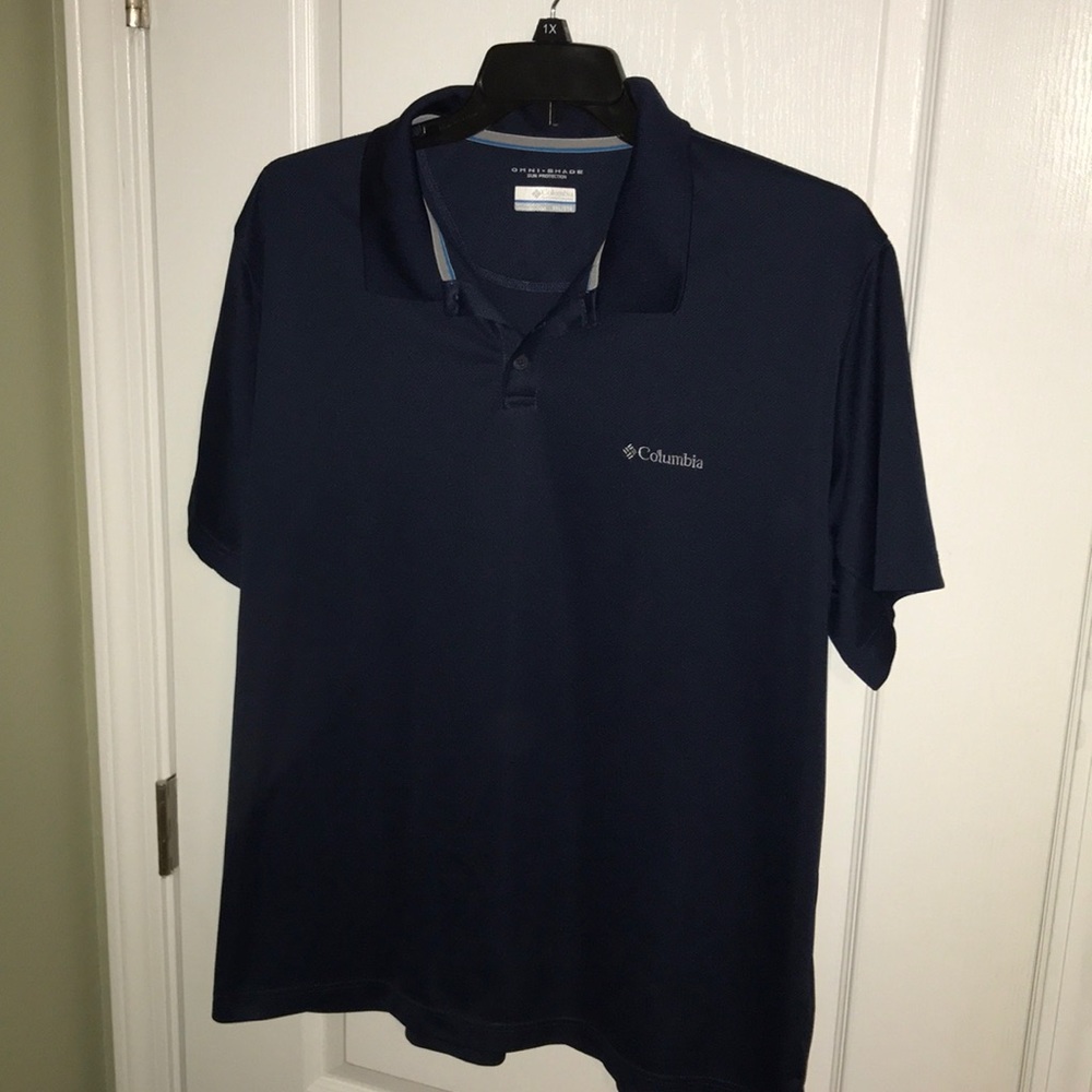 COLUMBIA -Navy collared shirt